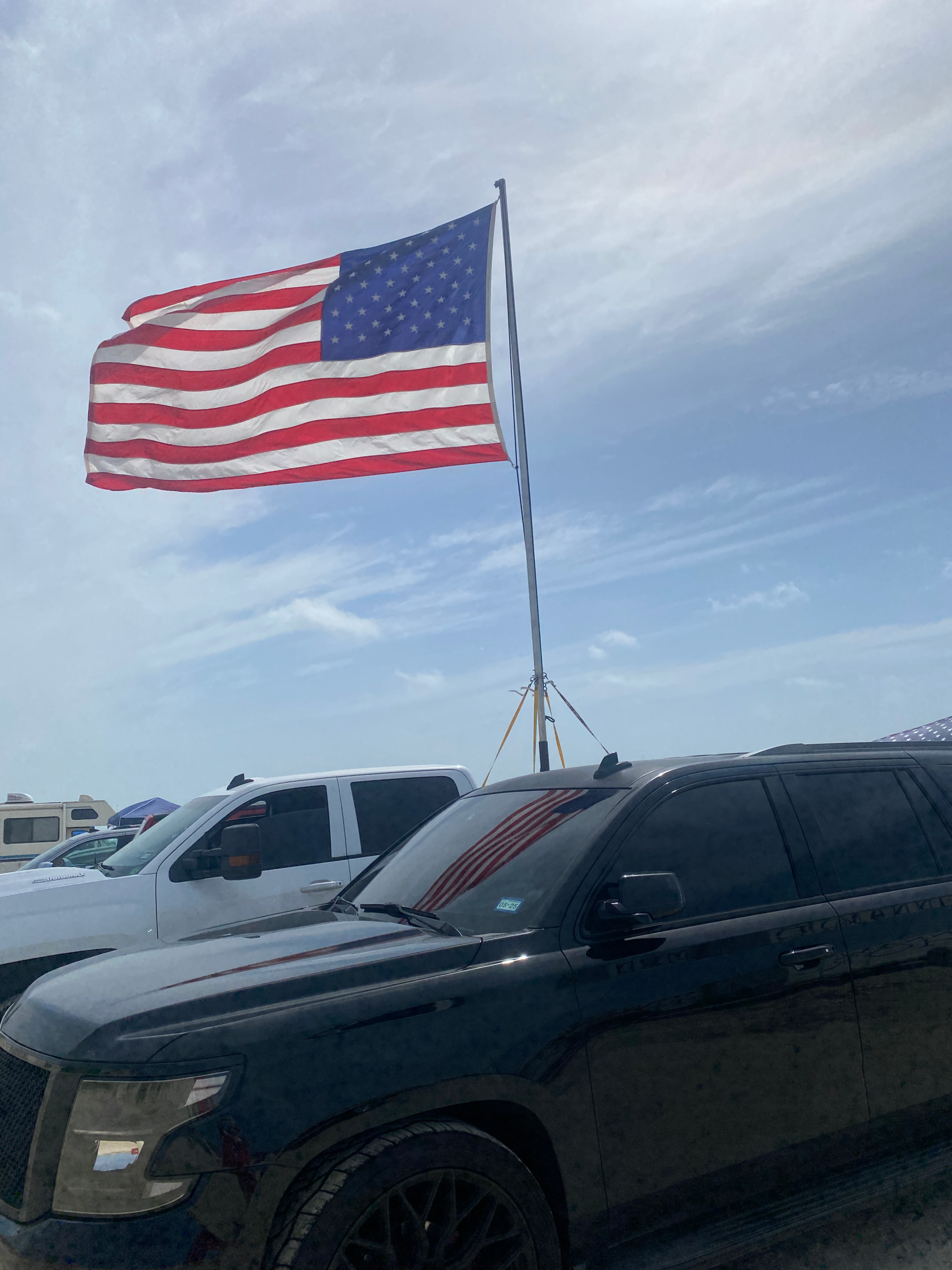 American flag on 4th of July