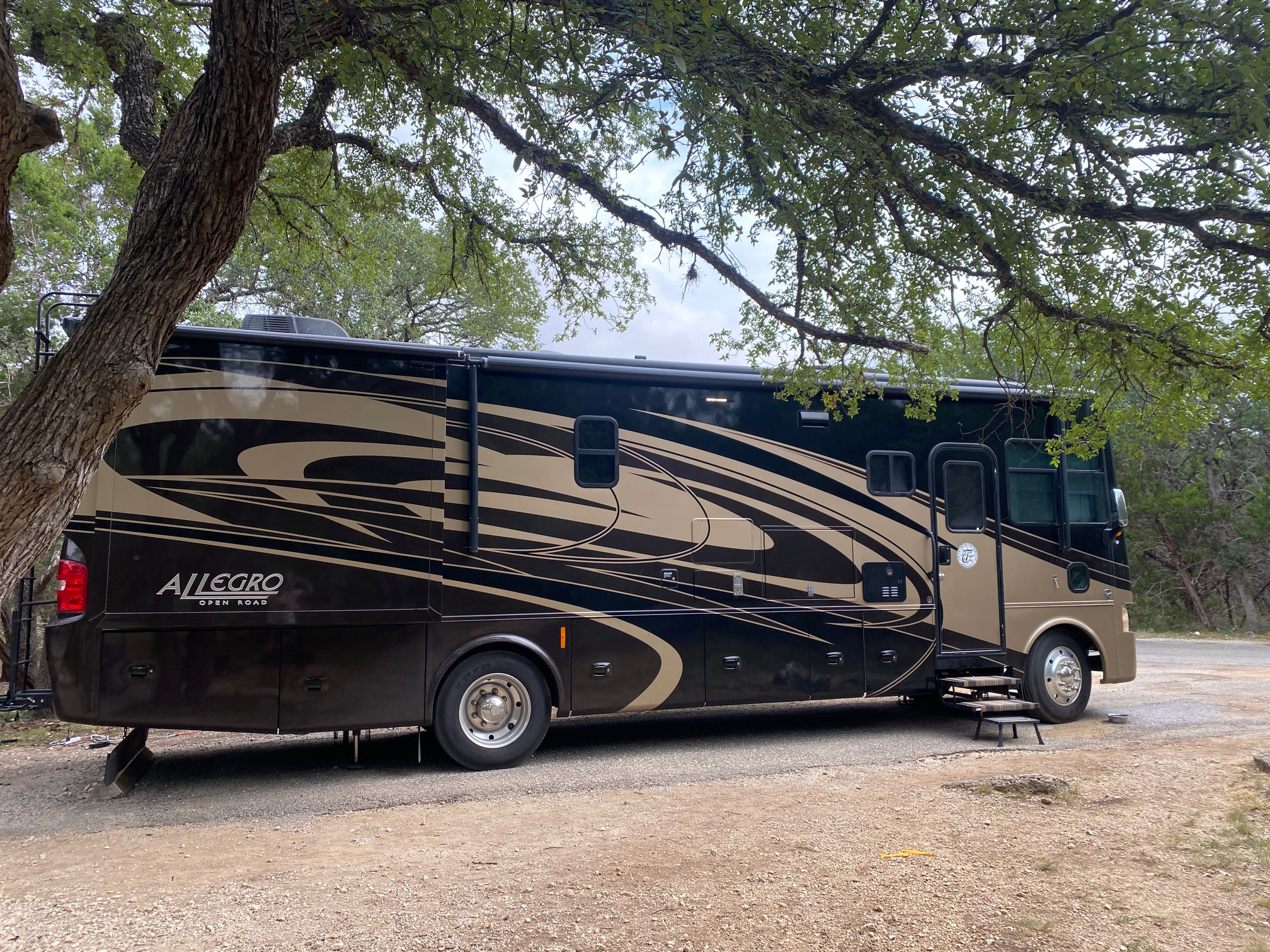 RV at campsite