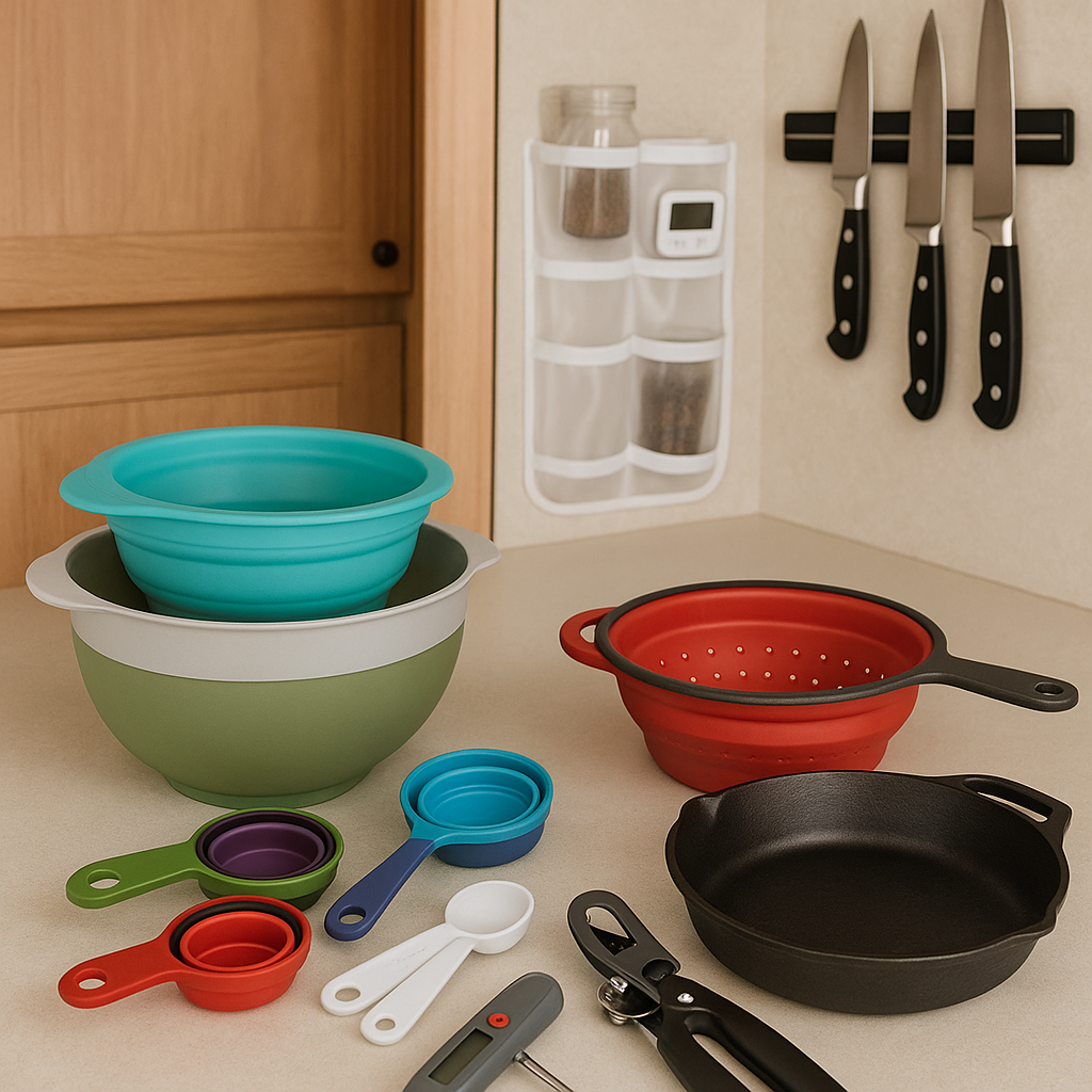 basic kitchen tools for RV kitchen