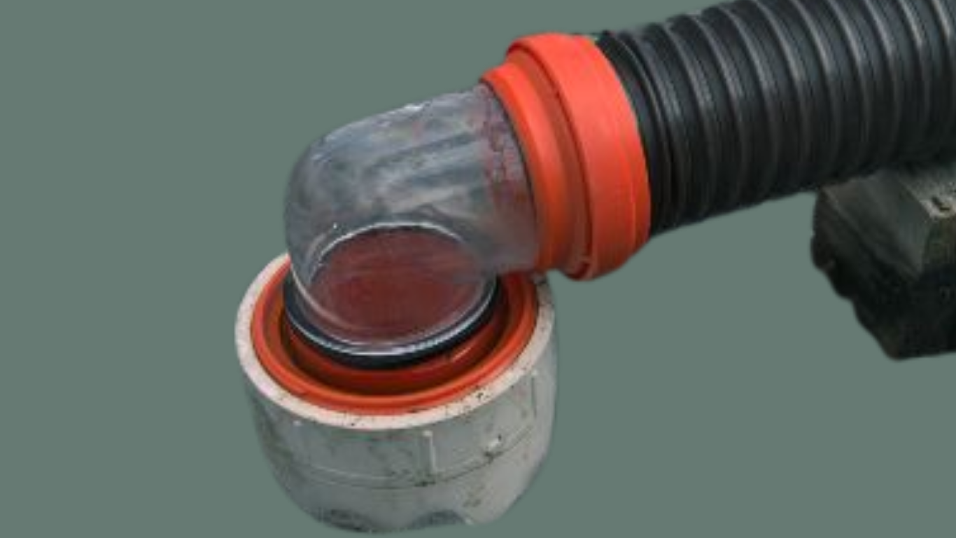 rv sewer hose connection