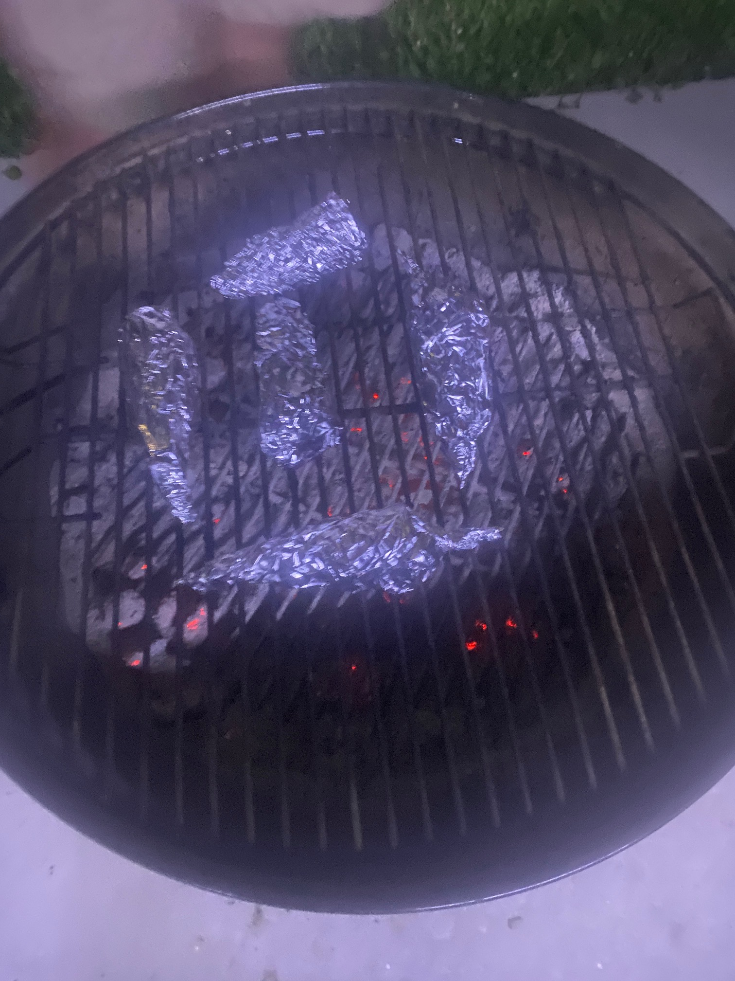 campfire cones on grill