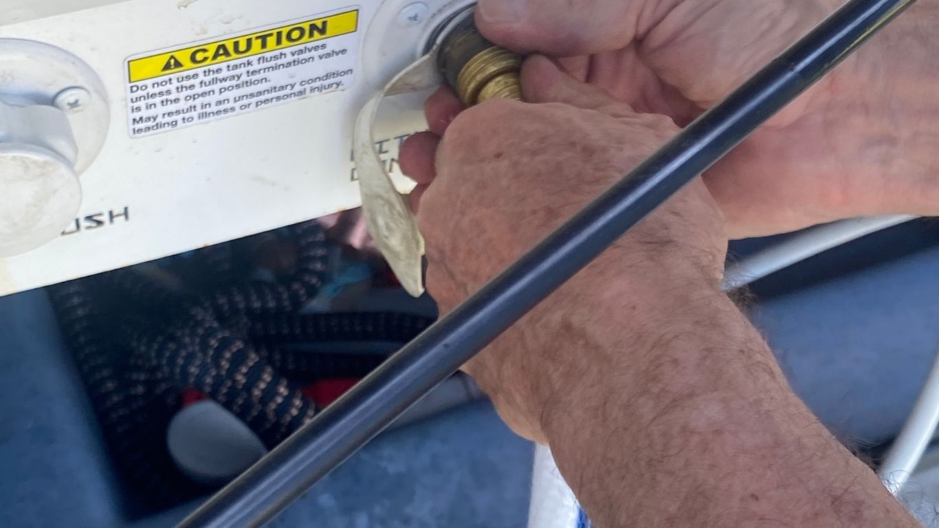 how to hook up water connection on rv